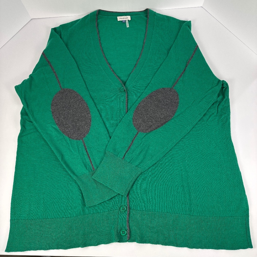 Court & Rowe Green Cardigan NWOT